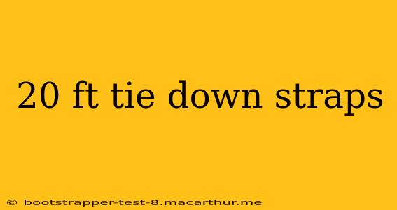 20 ft tie down straps