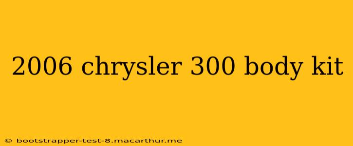 2006 chrysler 300 body kit
