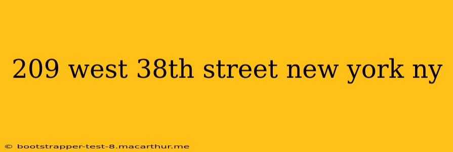 209 west 38th street new york ny