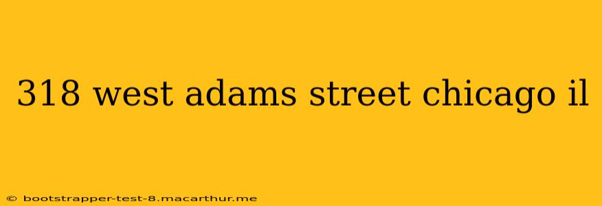 318 west adams street chicago il