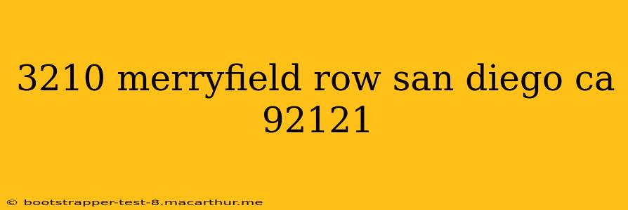 3210 merryfield row san diego ca 92121