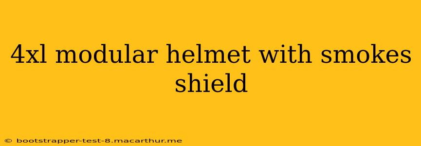 4xl modular helmet with smokes shield