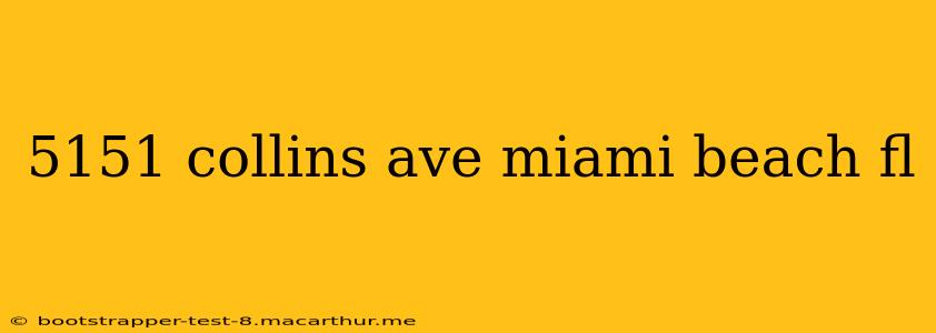 5151 collins ave miami beach fl