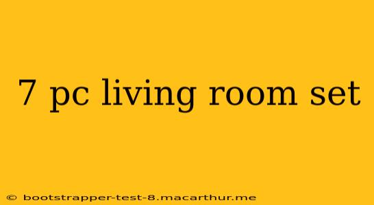 7 pc living room set