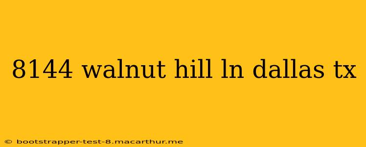 8144 walnut hill ln dallas tx