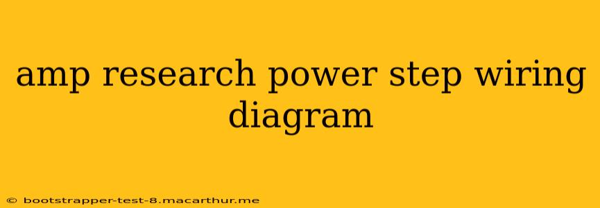 amp research power step wiring diagram