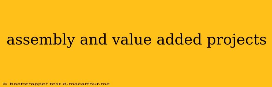 assembly and value added projects