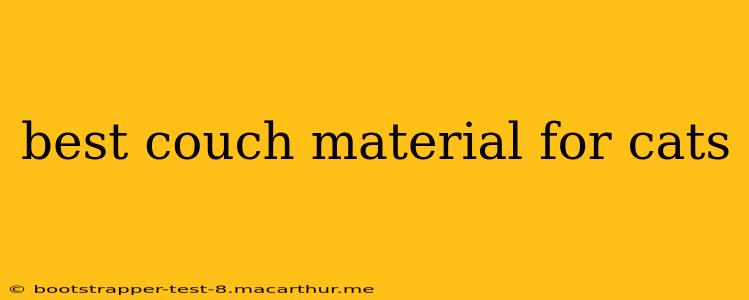 best couch material for cats