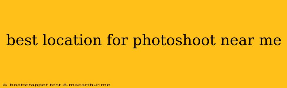 best location for photoshoot near me
