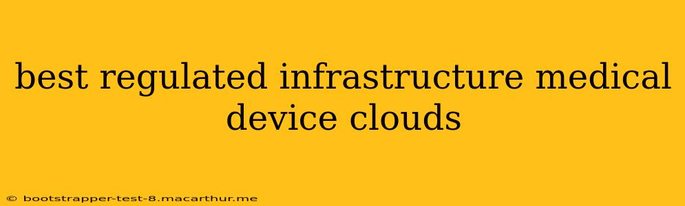 best regulated infrastructure medical device clouds