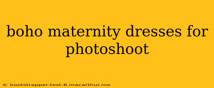 boho maternity dresses for photoshoot