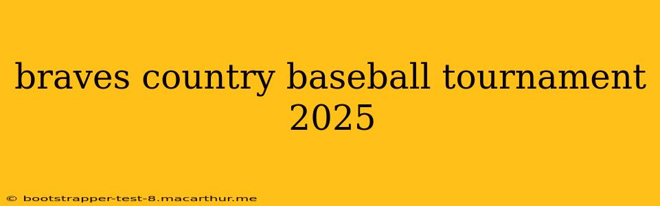 braves country baseball tournament 2025