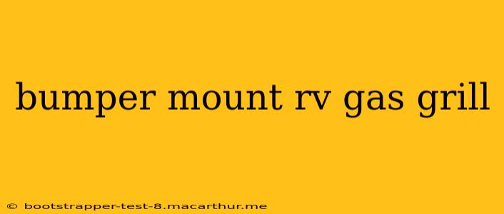bumper mount rv gas grill