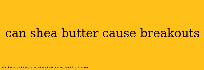can shea butter cause breakouts