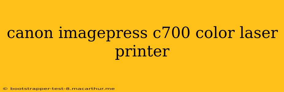 canon imagepress c700 color laser printer