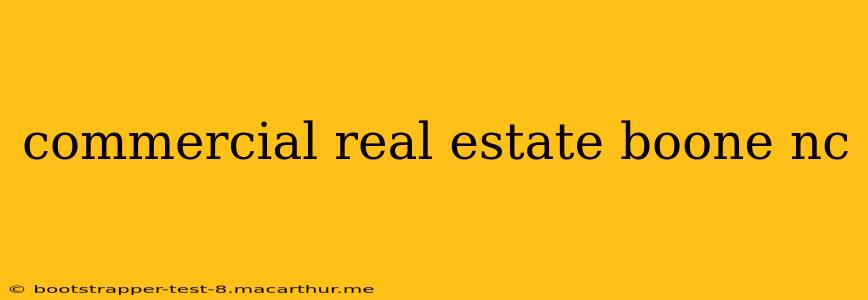 commercial real estate boone nc