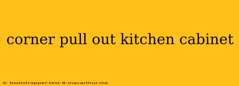 corner pull out kitchen cabinet