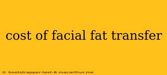 cost of facial fat transfer