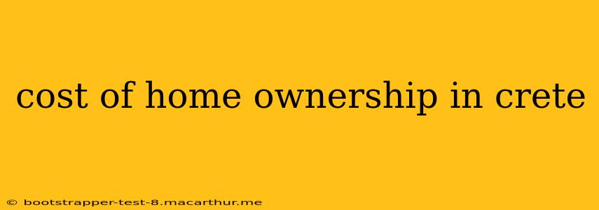 cost of home ownership in crete