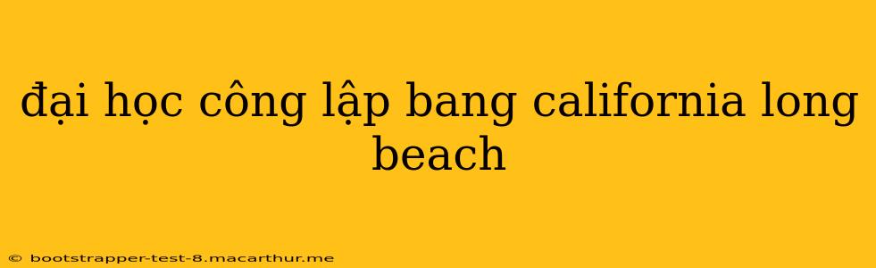 đại học công lập bang california long beach đại học công lập bang california long beach