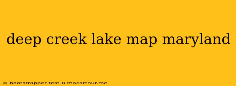 deep creek lake map maryland