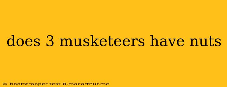 does 3 musketeers have nuts