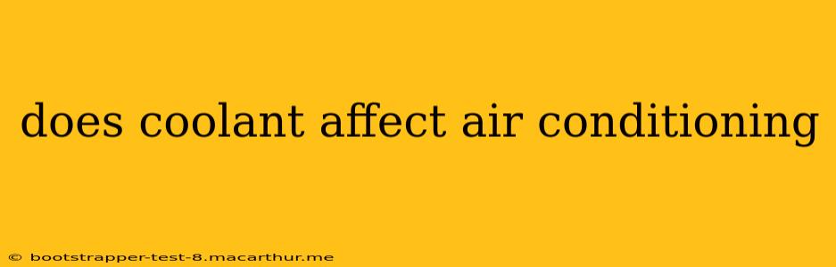 does coolant affect air conditioning