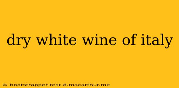 dry white wine of italy