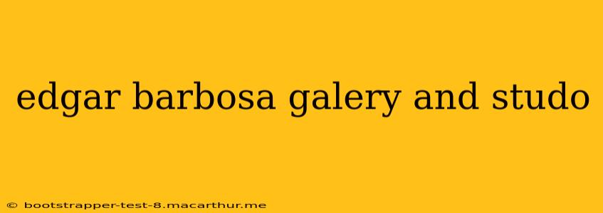 edgar barbosa galery and studo