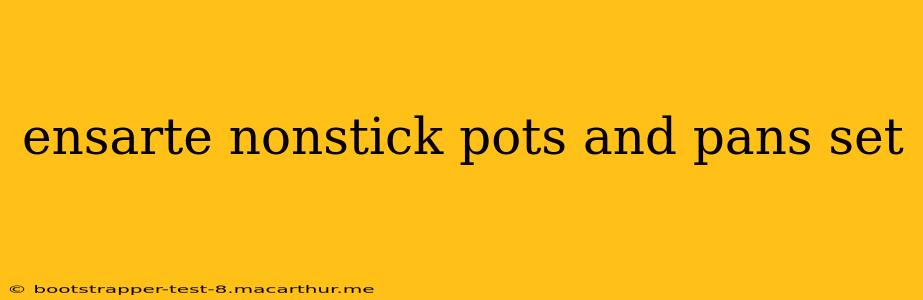 ensarte nonstick pots and pans set