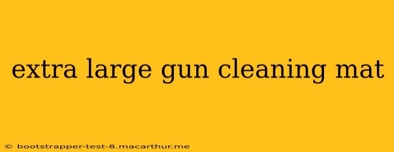 extra large gun cleaning mat