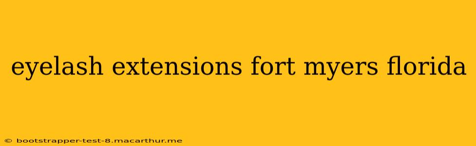 eyelash extensions fort myers florida
