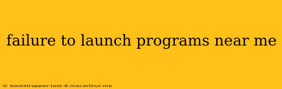 failure to launch programs near me