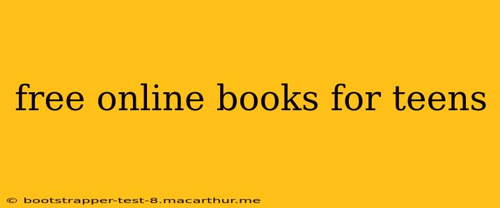 free online books for teens