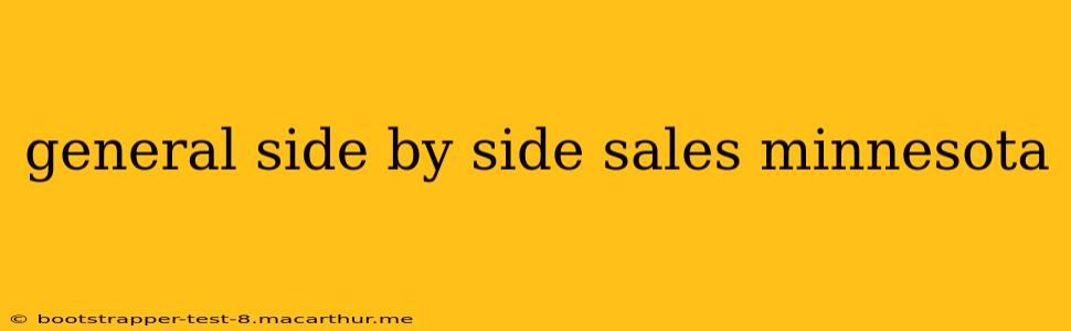 general side by side sales minnesota