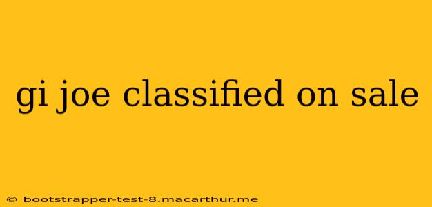 gi joe classified on sale
