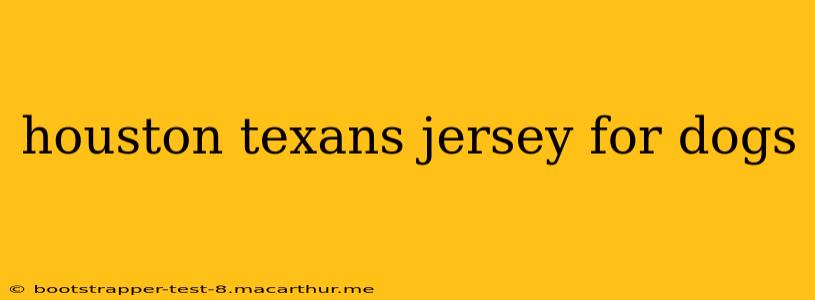houston texans jersey for dogs