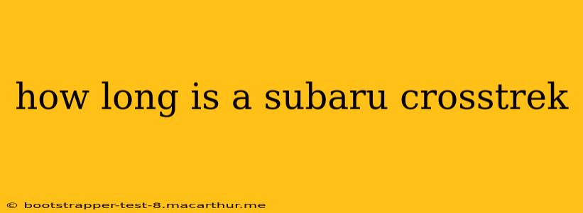 how long is a subaru crosstrek