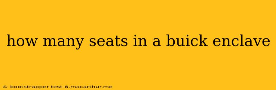 how many seats in a buick enclave