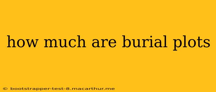 how much are burial plots