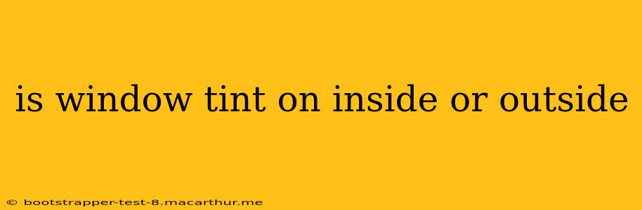 is window tint on inside or outside