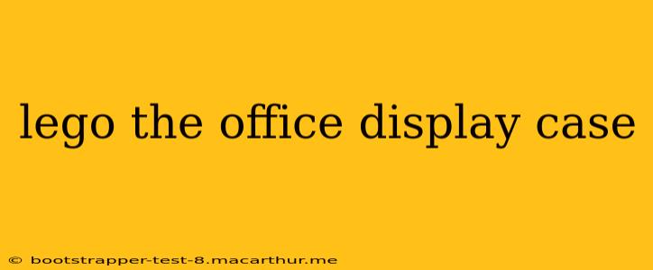 lego the office display case
