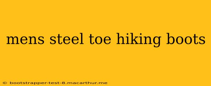 mens steel toe hiking boots