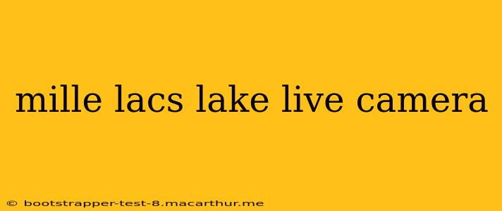 mille lacs lake live camera