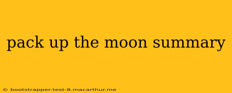 pack up the moon summary
