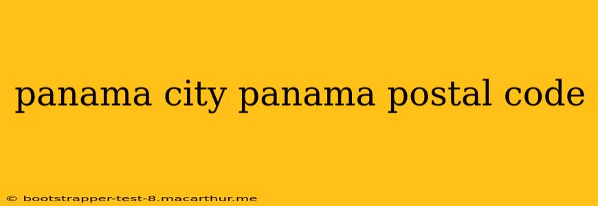 panama city panama postal code