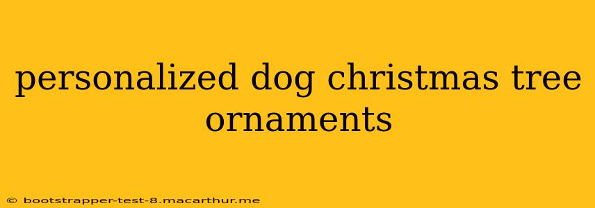 personalized dog christmas tree ornaments