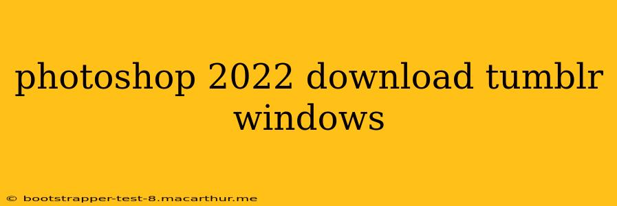 photoshop 2022 download tumblr windows