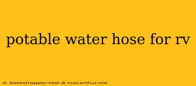 potable water hose for rv