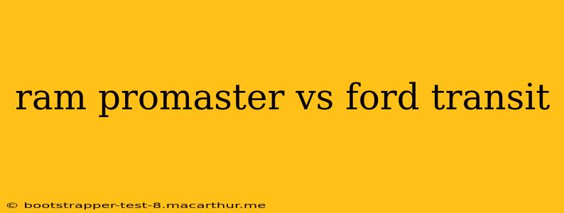 ram promaster vs ford transit